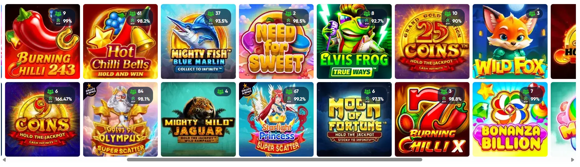Slots Betfair